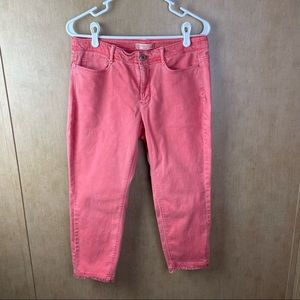 J. Jill Denim Authentic Fit Cropped Pants Size 6 Petite